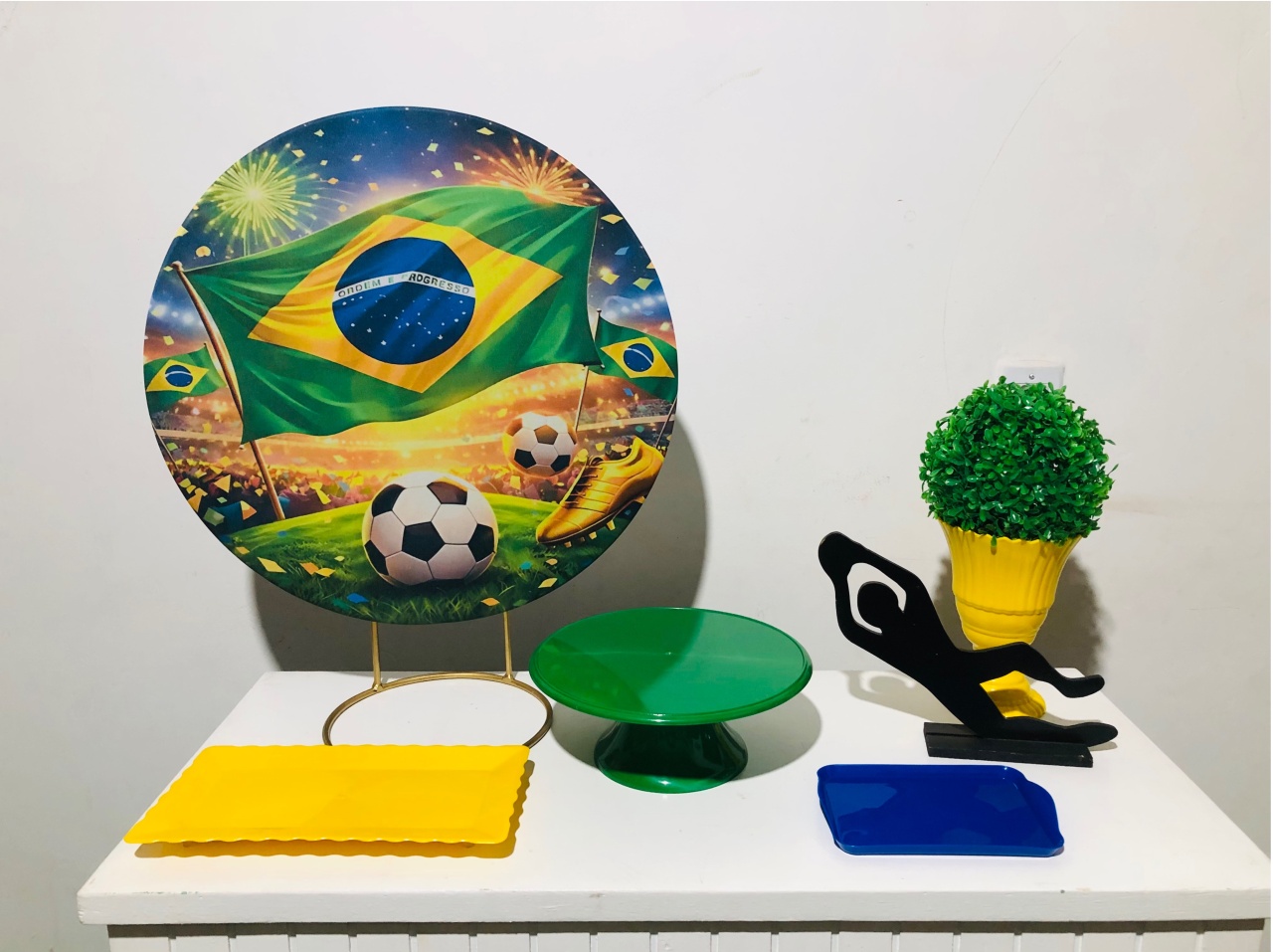 Brasil Kit Mesa Simples - Mila e Dry Decora e Loca 
