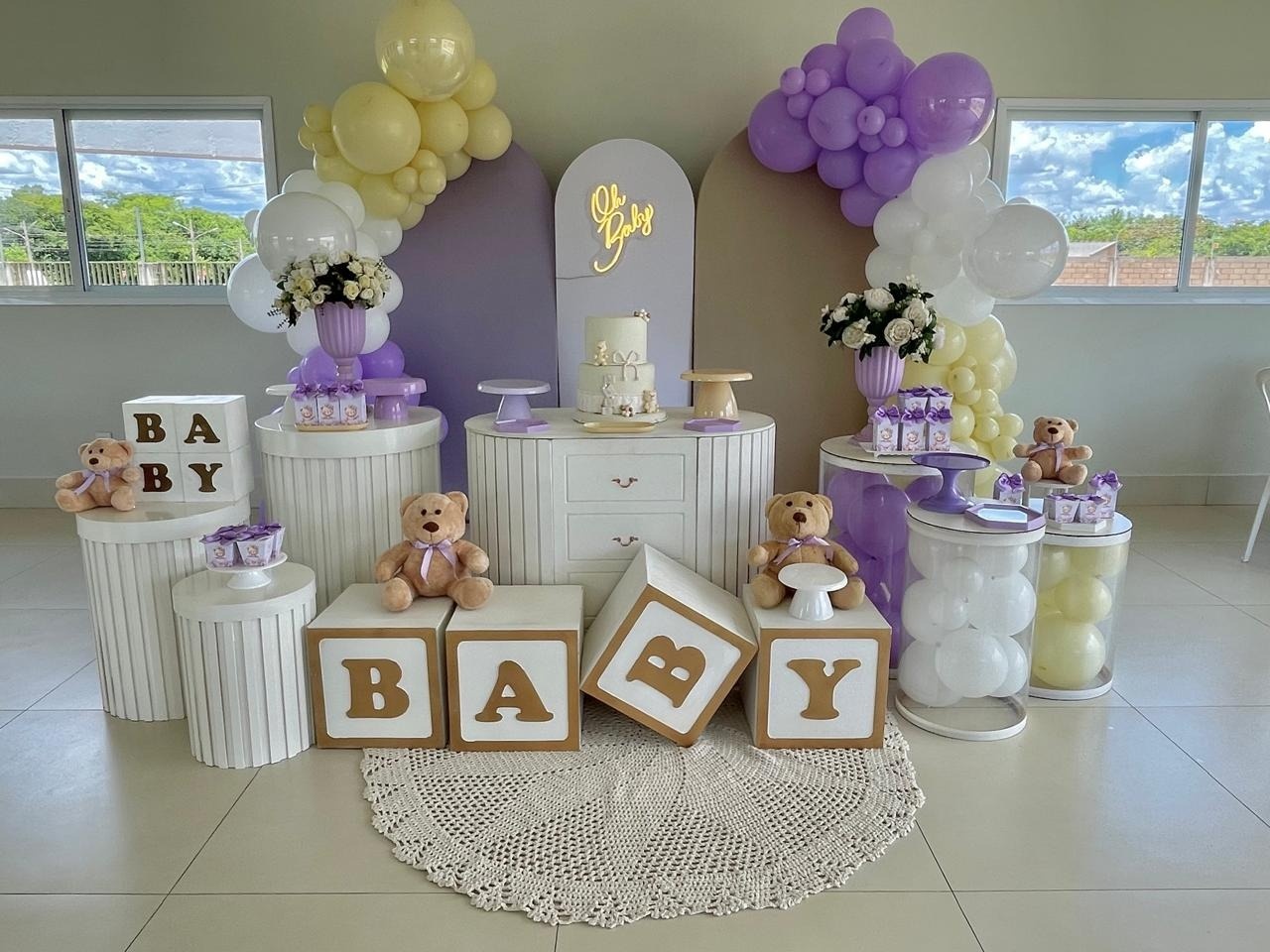 Chá de Bebê Decoração  - Mila e Dry Decora e Loca 