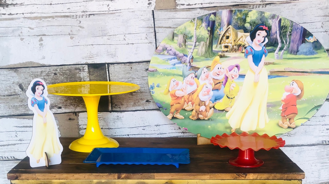 Kit Mesa Branca de Neve - Mila e Dry Decora e Loca 
