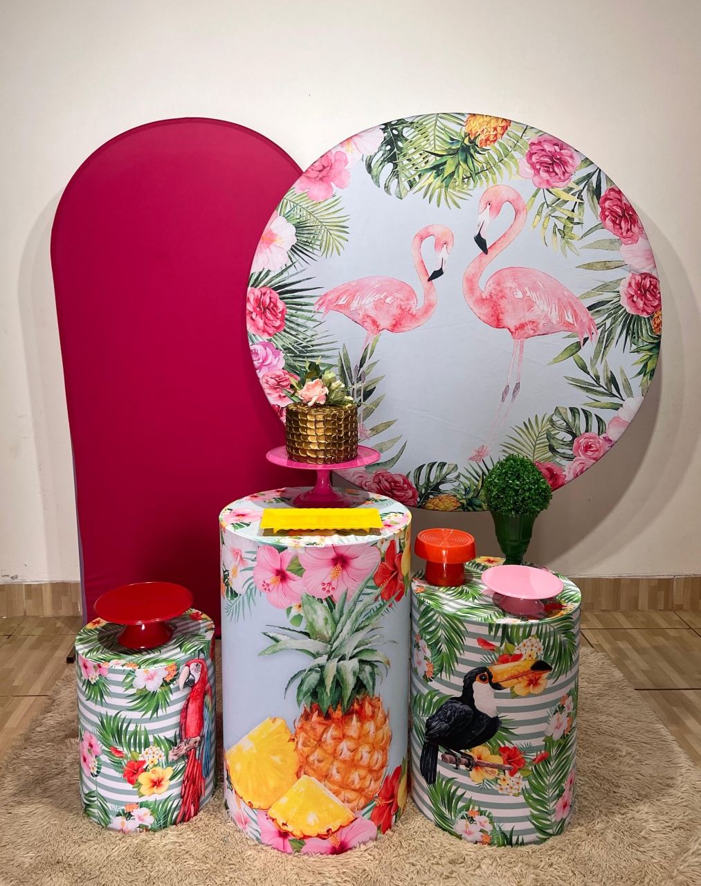 Kit Prata Flamingo  - Mila e Dry Decora e Loca 