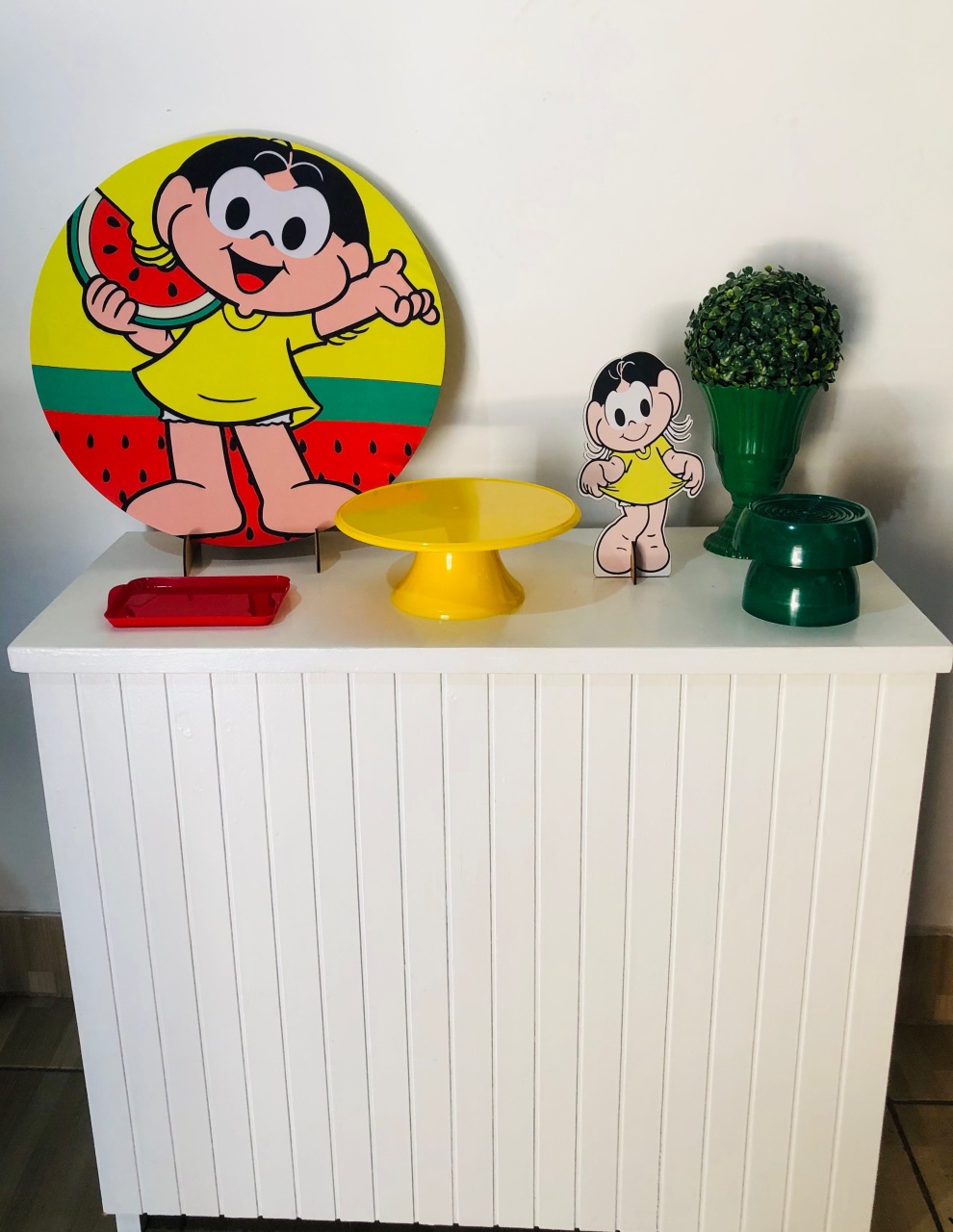 Magali Prata Mini Kit Mesa 50 Cm - Mila e Dry Decora e Loca 