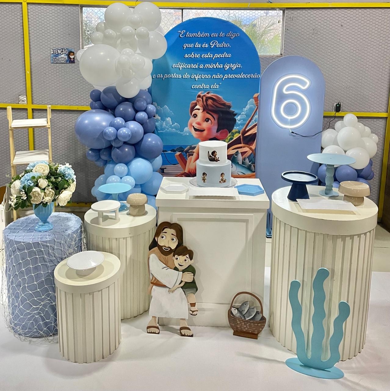 Decoração Tu És Pedro - Mila e Dry Decora e Loca 