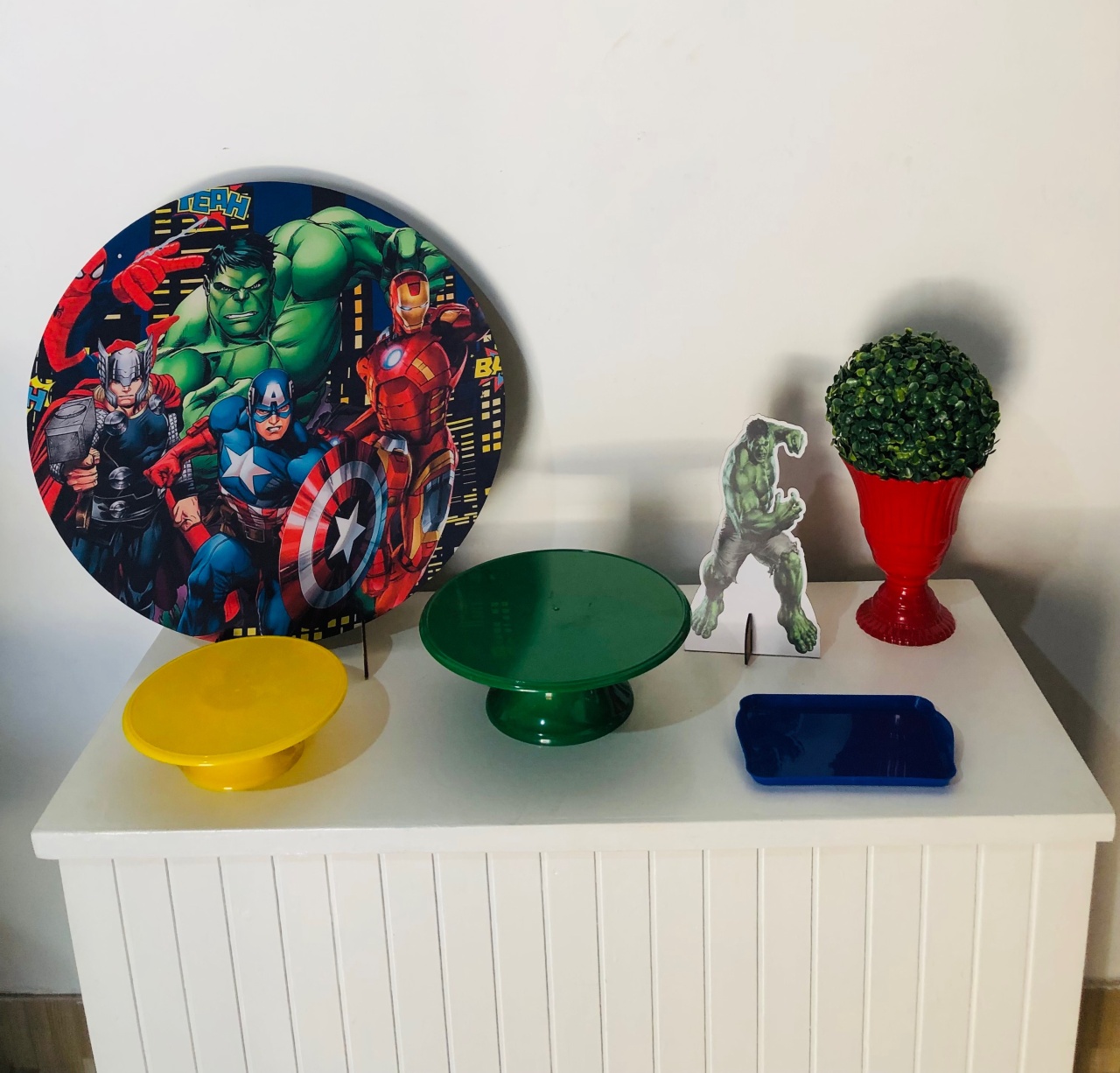 Super Herói  Bronze Mini Kit 50 Cm  - Mila e Dry Decora e Loca 