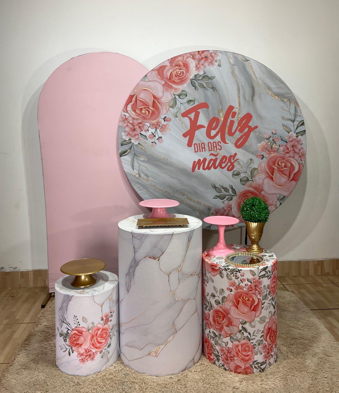 Kit Prata Feliz Dia das Mães   - Mila e Dry Decora e Loca 