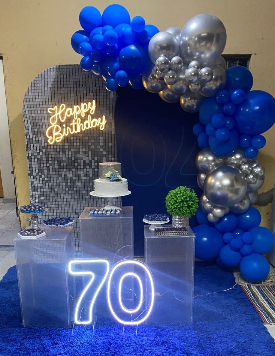 Azul Prata 70 Decoração  - Mila e Dry Decora e Loca 