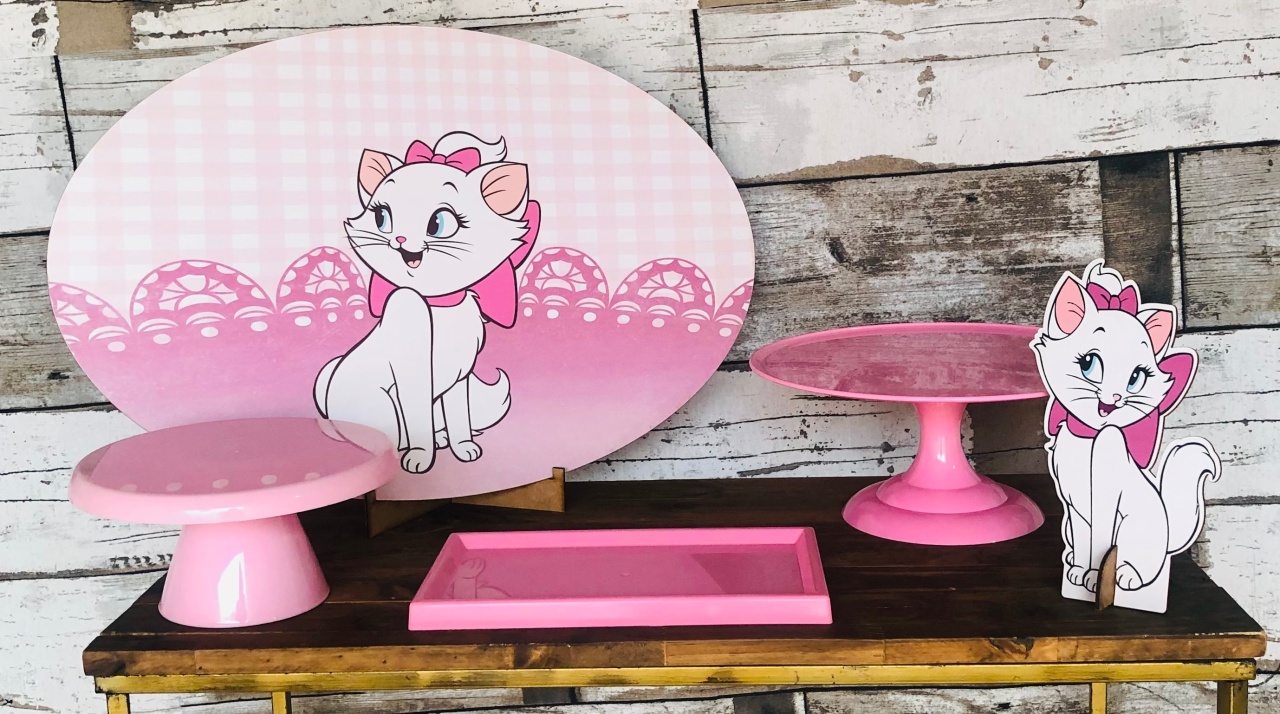 Kit Mesa Gata Marie - Mila e Dry Decora e Loca 