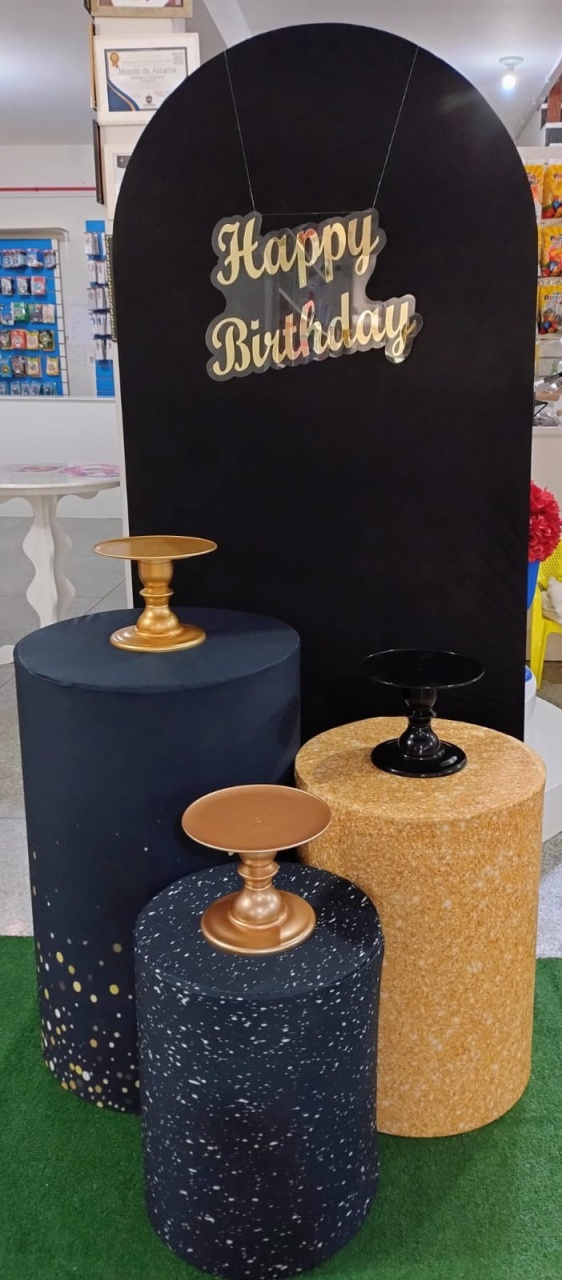 Kit Pegue E Monte Preto E Dourado - Mundo Da Alegria Ltda