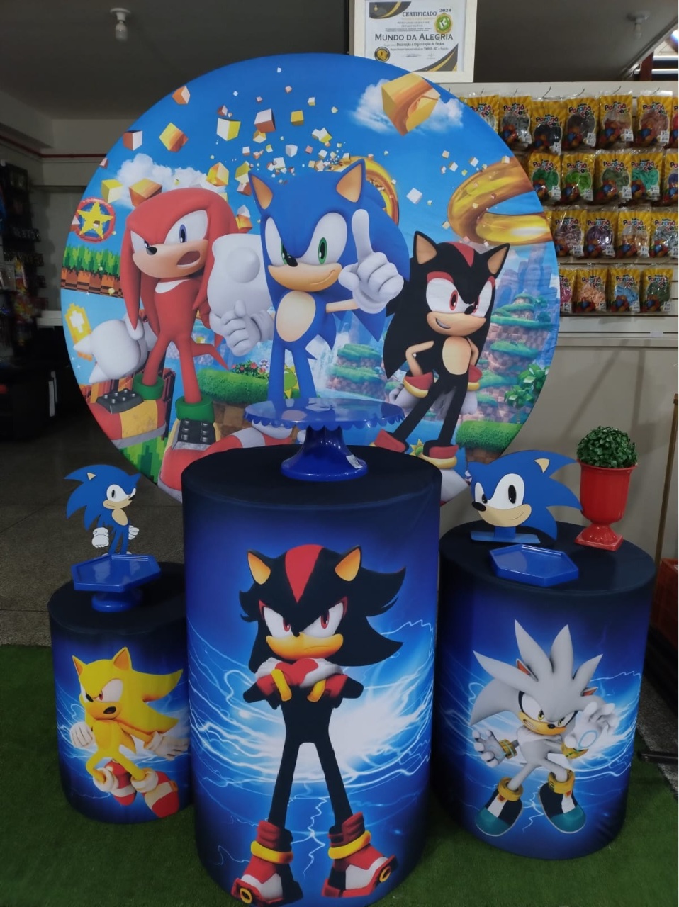 Kit Pegue E Monte  Sonic - Mundo Da Alegria Ltda