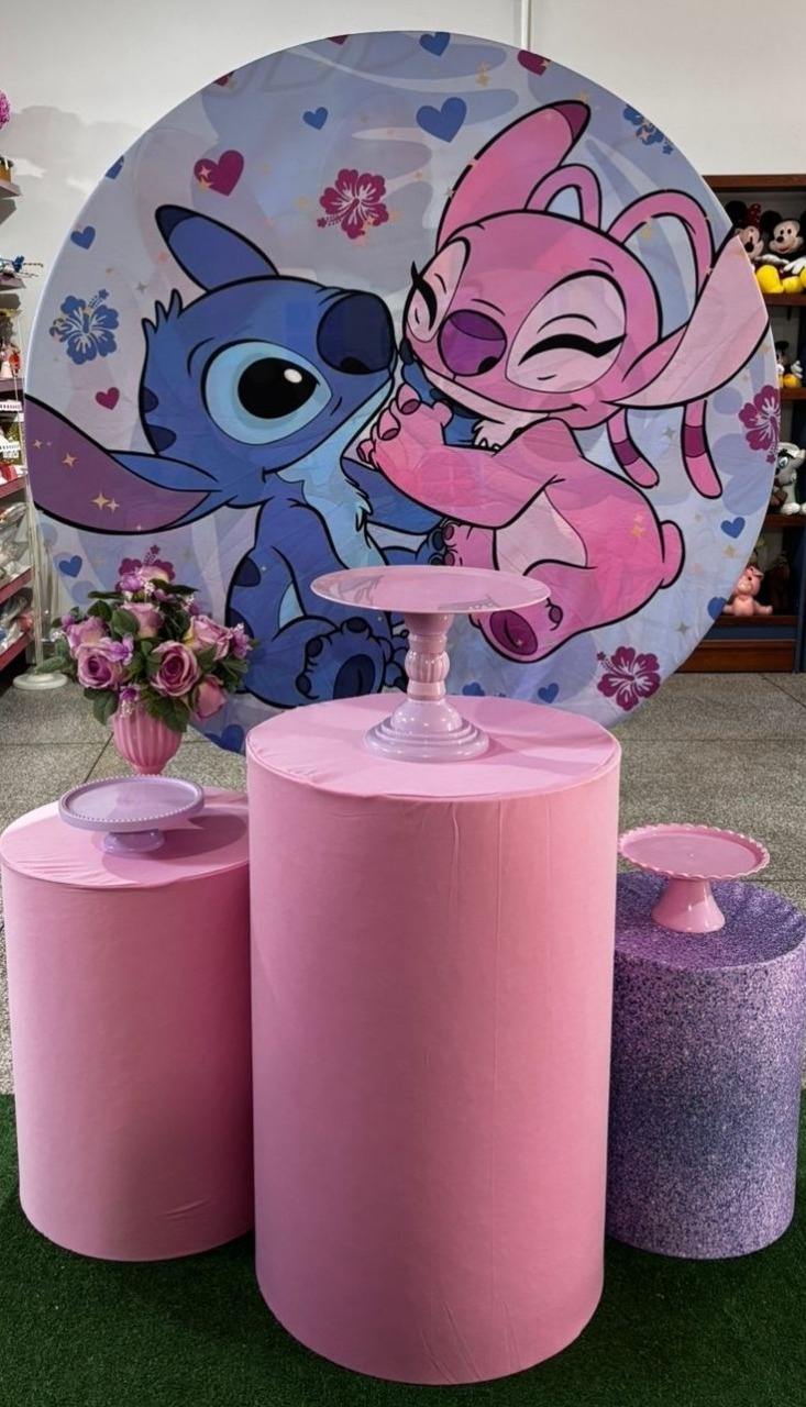 Kit Pegue E Monte 1 Angel E Stitch - Mundo Da Alegria Ltda