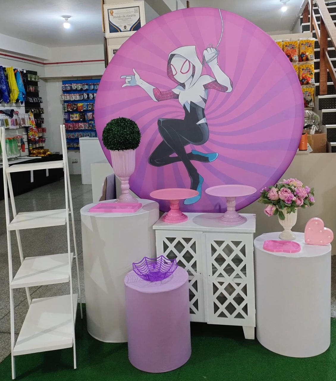 Kit Pegue Monte Spider Girl - Mundo Da Alegria Ltda