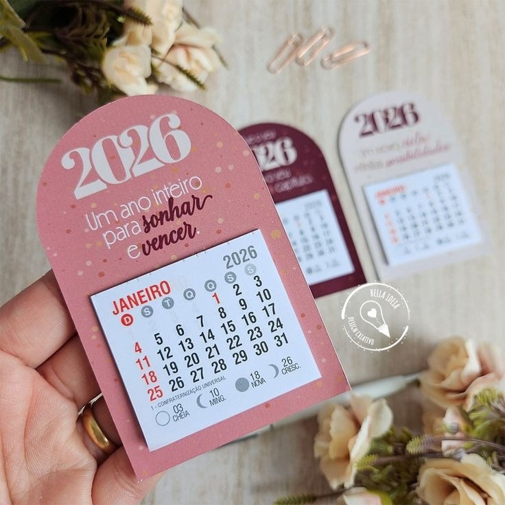 Mini Calendario 2026 - Sandy Festy
