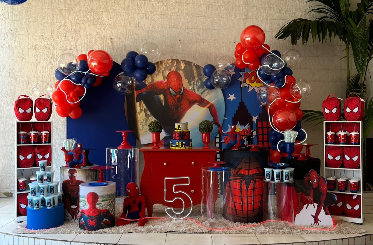 Homem Aranha Luxo Completo - Sandy Festy