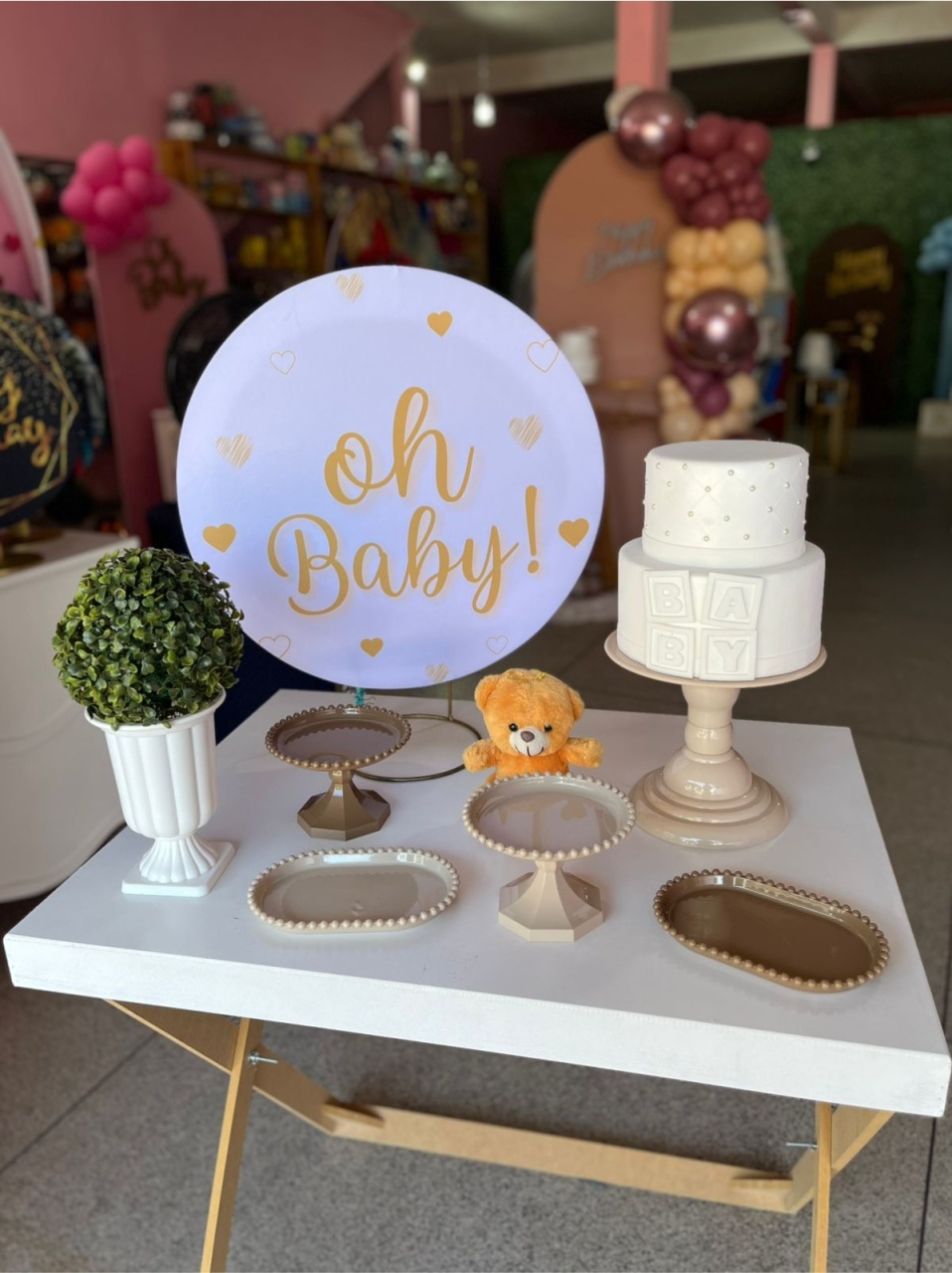 Mini Kit de Mesa Oh Baby - Sandy Festy