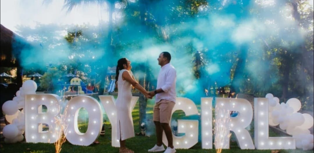 Letras Boy E Girl Led 80Cm Chão  - Sandy Festy