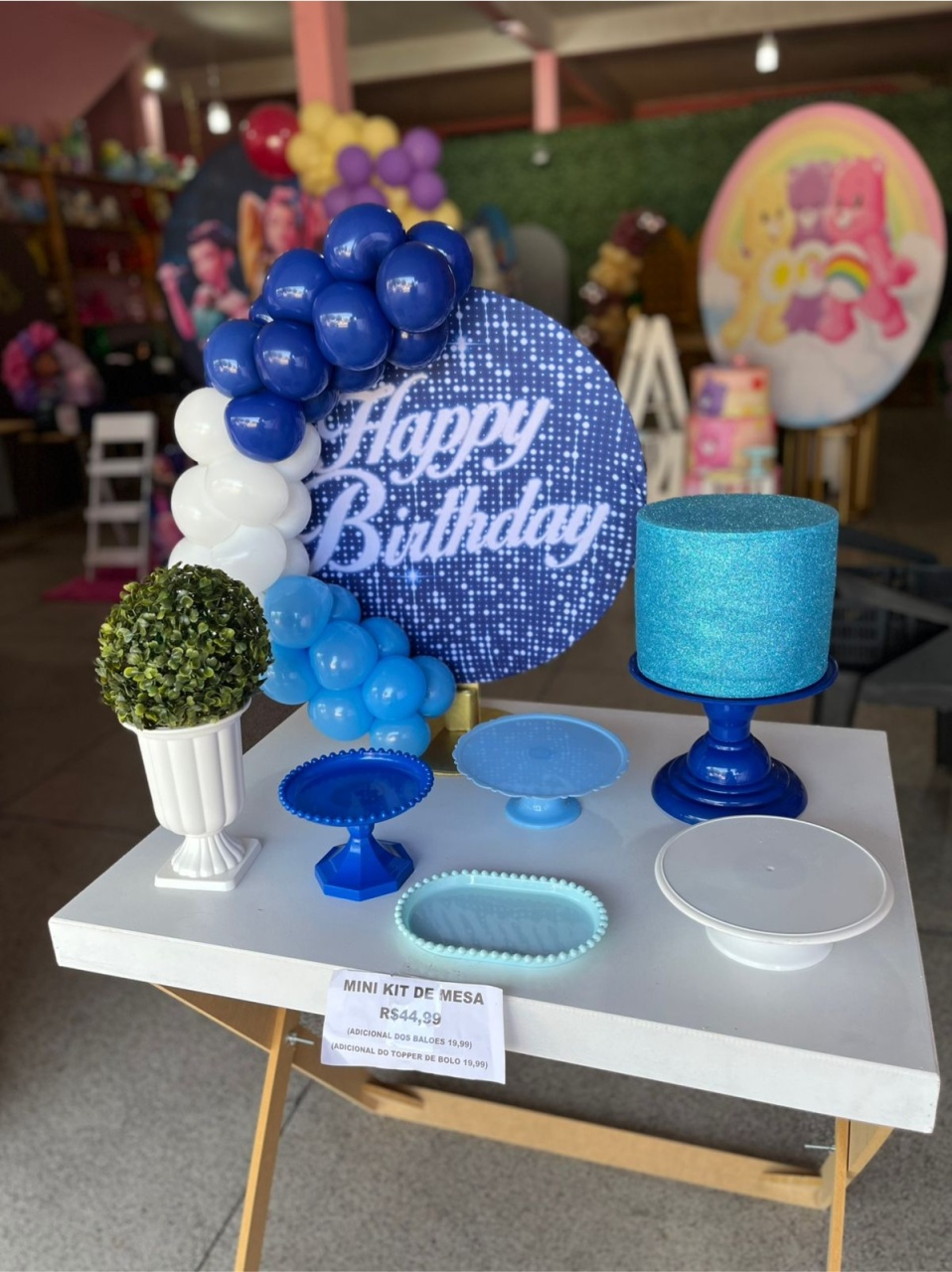 Mini Kit de Mesa Azul - Sandy Festy