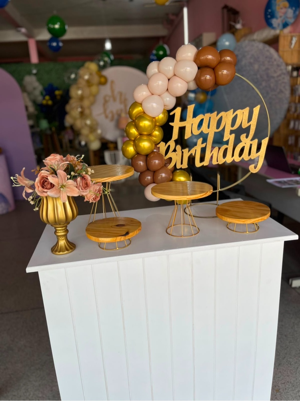 Mini Kit de Mesa Marrom - Sandy Festy