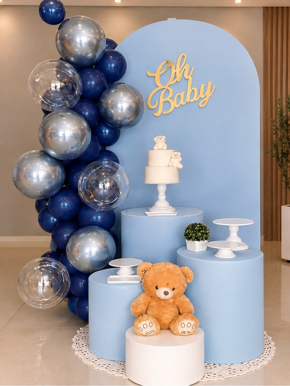 Cha de Bebe Azul Menino 01 - Sandy Festy