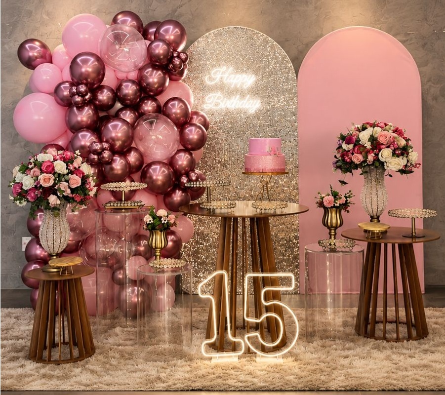15 Anos Rosa Luxo - Sandy Festy