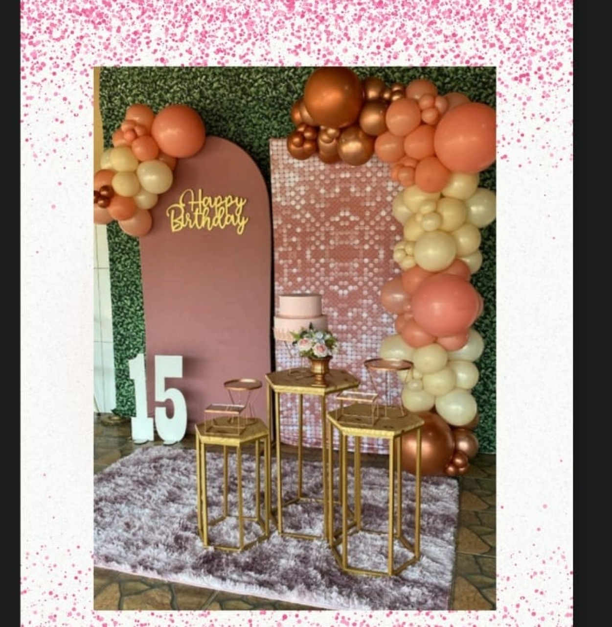 15 Anos Rose Gold - Sandy Festy