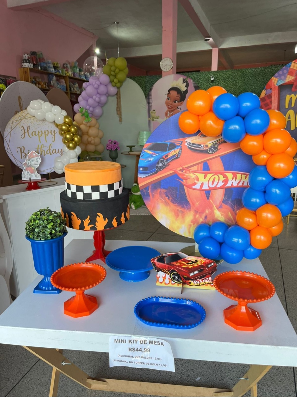 Mini Kit de Mesa Hotweels - Sandy Festy