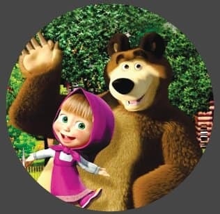 Macha E O Urso Redondo Tradicional - Fabricando Festa Por RFProvençais