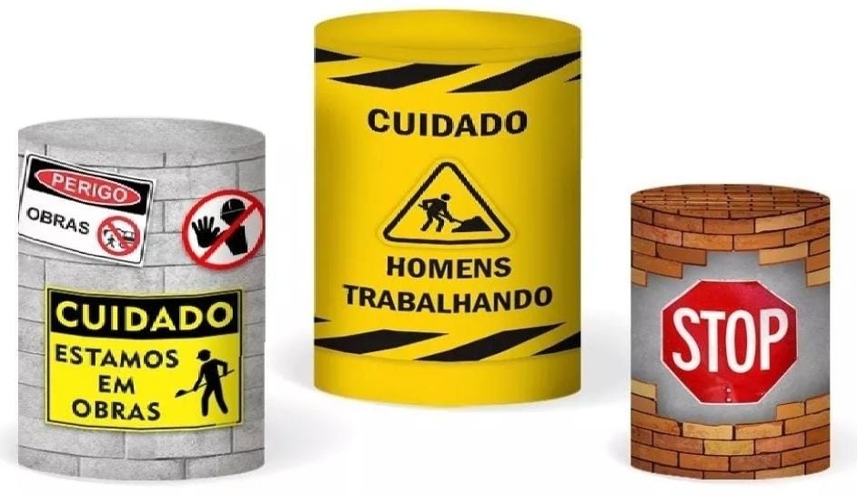 Construção Trio Cilindros - Fabricando Festa Por RFProvençais