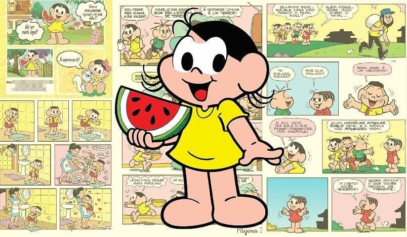 Magali 5 M Quadrinhos - Fabricando Festa Por RFProvençais