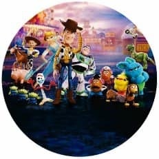 Painel Toy Story 2 Redondo - Fabricando Festa Por RFProvençais