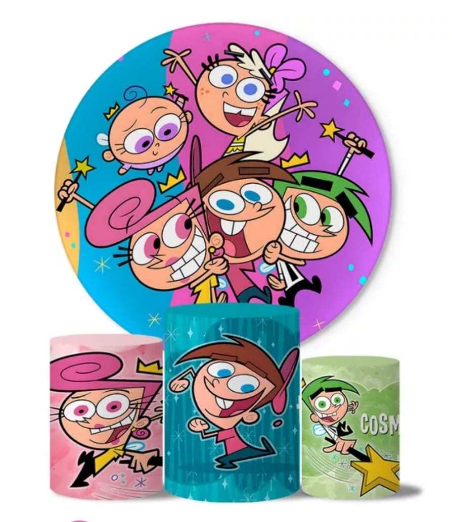 Padrinhos Magico Kit - Fabricando Festa Por RFProvençais
