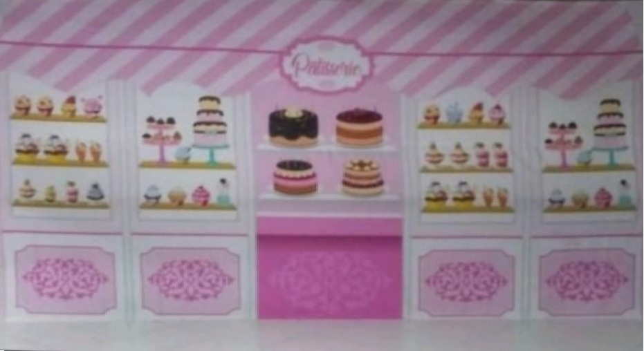 Confeitaria 5 M Rosa - Fabricando Festa Por RFProvençais
