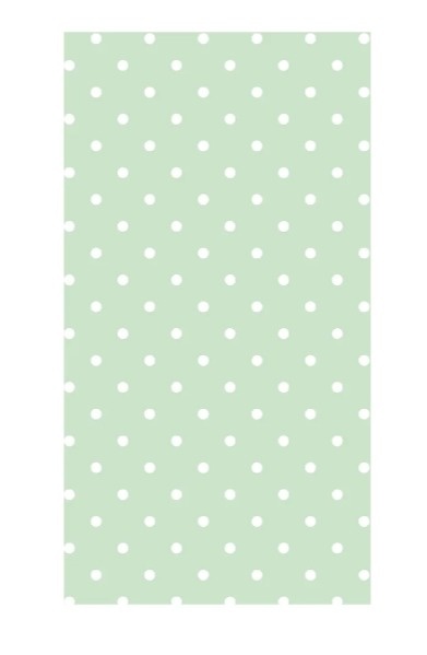 Capa Painel Vertical Poá Verde Com Branco - Fabricando Festa Por RFProvençais