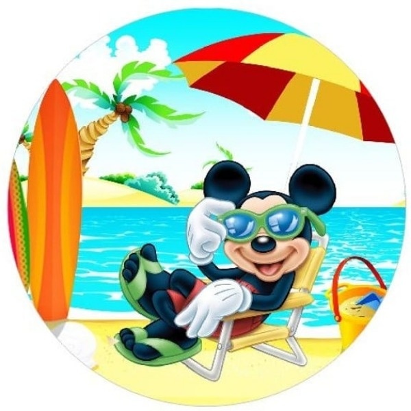 Mickey Praia - Fabricando Festa Por RFProvençais