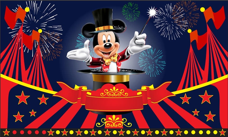 Mickey Circo 5M - Fabricando Festa Por RFProvençais