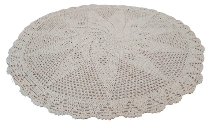 Tapete Crochê  - Fabricando Festa Por RFProvençais