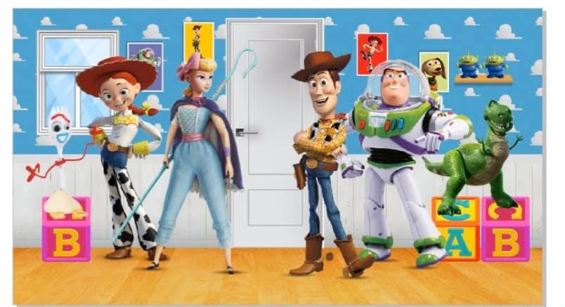 Painel Toy Story - Fabricando Festa Por RFProvençais