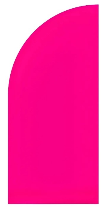 Painel Meia Lua Rosa Pink - Fabricando Festa Por RFProvençais