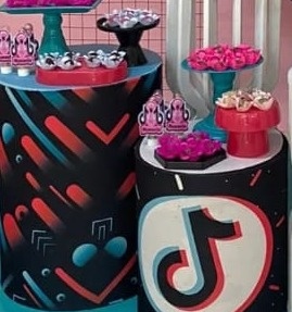 Cilindros Tik Tok Com - Fabricando Festa Por RFProvençais