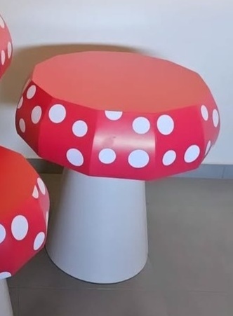 Mesa Cogumelo Vermelho G - Fabricando Festa Por RFProvençais