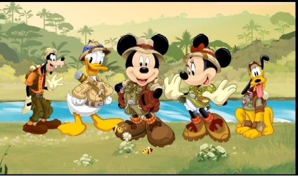 Mickey  Safari 5M - Fabricando Festa Por RFProvençais