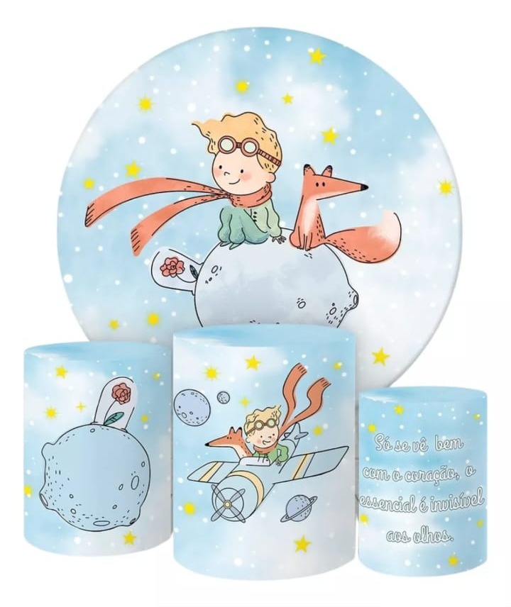 Pequeno Príncipe Aquarelado Kit - Fabricando Festa Por RFProvençais