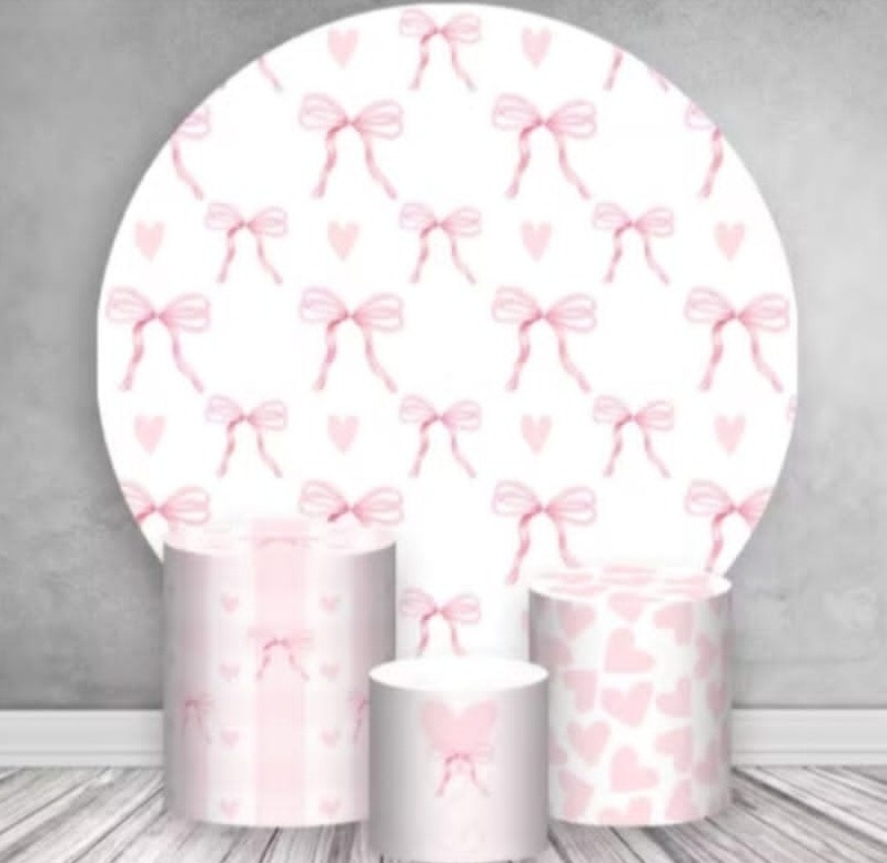 Painel Laço  Kit - Fabricando Festa Por RFProvençais