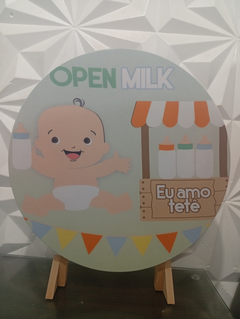 Painel Eu Amo Tetê 50Cm   (Cópia) - Fabricando Festa Por RFProvençais