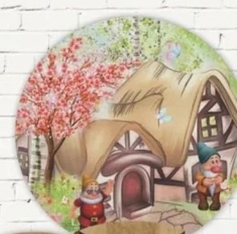 Branca de Neve Casa Aquarelda - Fabricando Festa Por RFProvençais