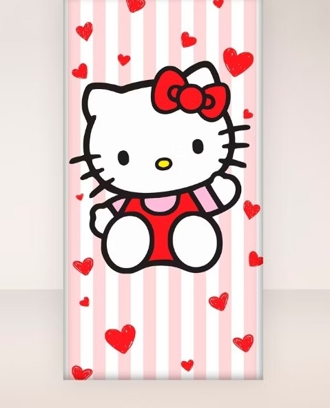 Hello Kitty Vertical  - Fabricando Festa Por RFProvençais
