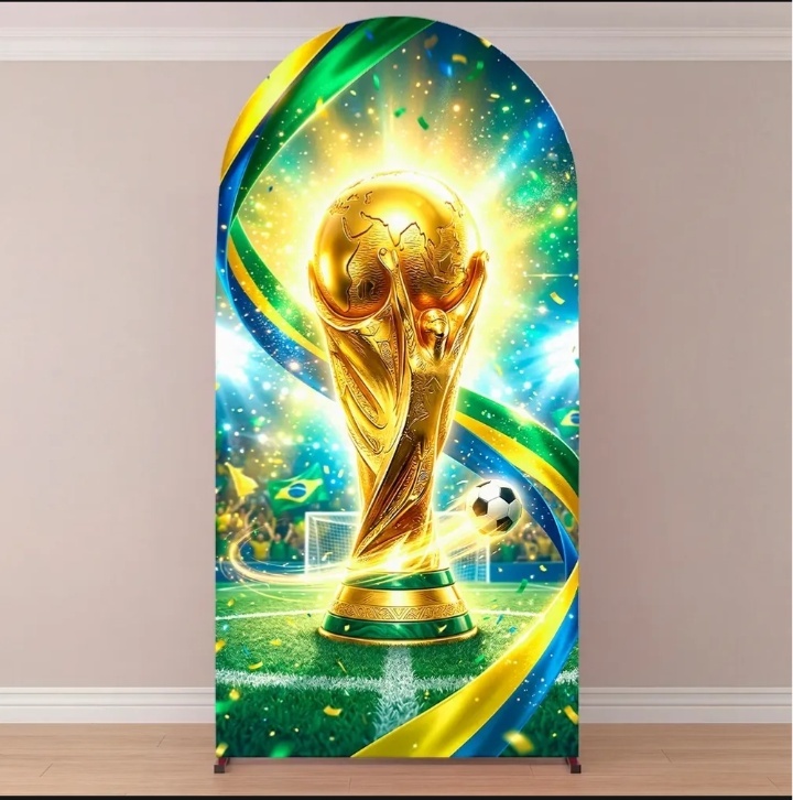 Brasil Copa Do Mundo Vertical - Fabricando Festa Por RFProvençais