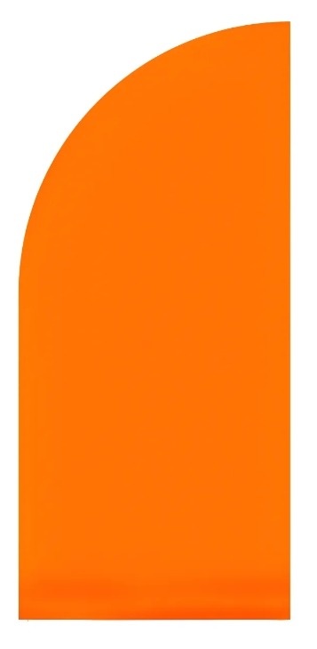 Painel Meia Lua Laranja  - Fabricando Festa Por RFProvençais