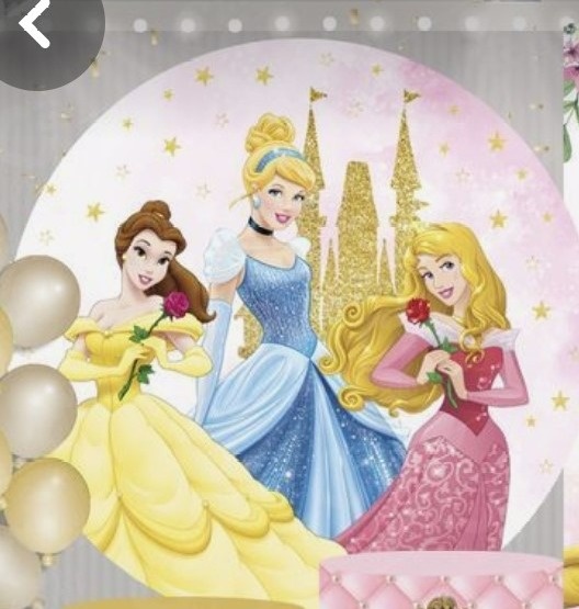 Princesas Disney 1,50M - Fabricando Festa Por RFProvençais