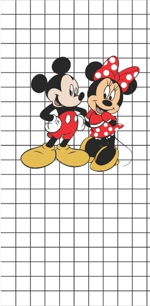 Mickey Minnie Fundo Quadriculado - Fabricando Festa Por RFProvençais