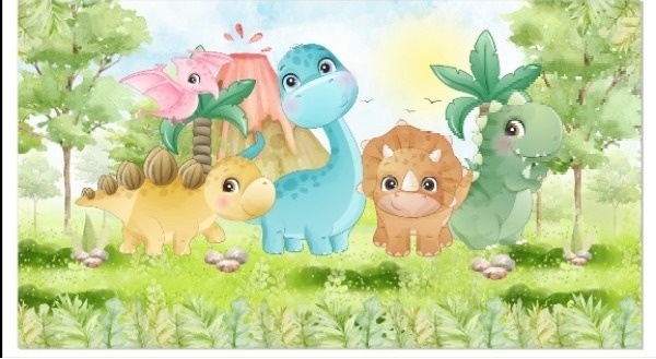  Dinossauro Baby 5M  - Fabricando Festa