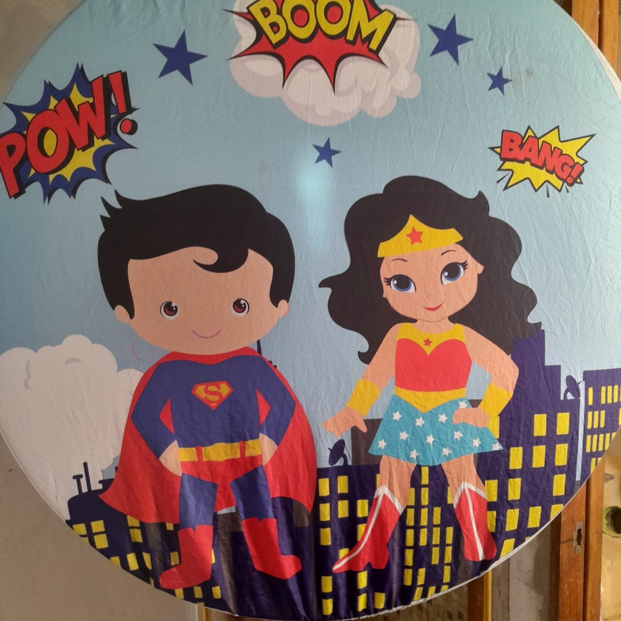 Super Mam E Mulher Maravilha - Fabricando Festa Por RFProvençais